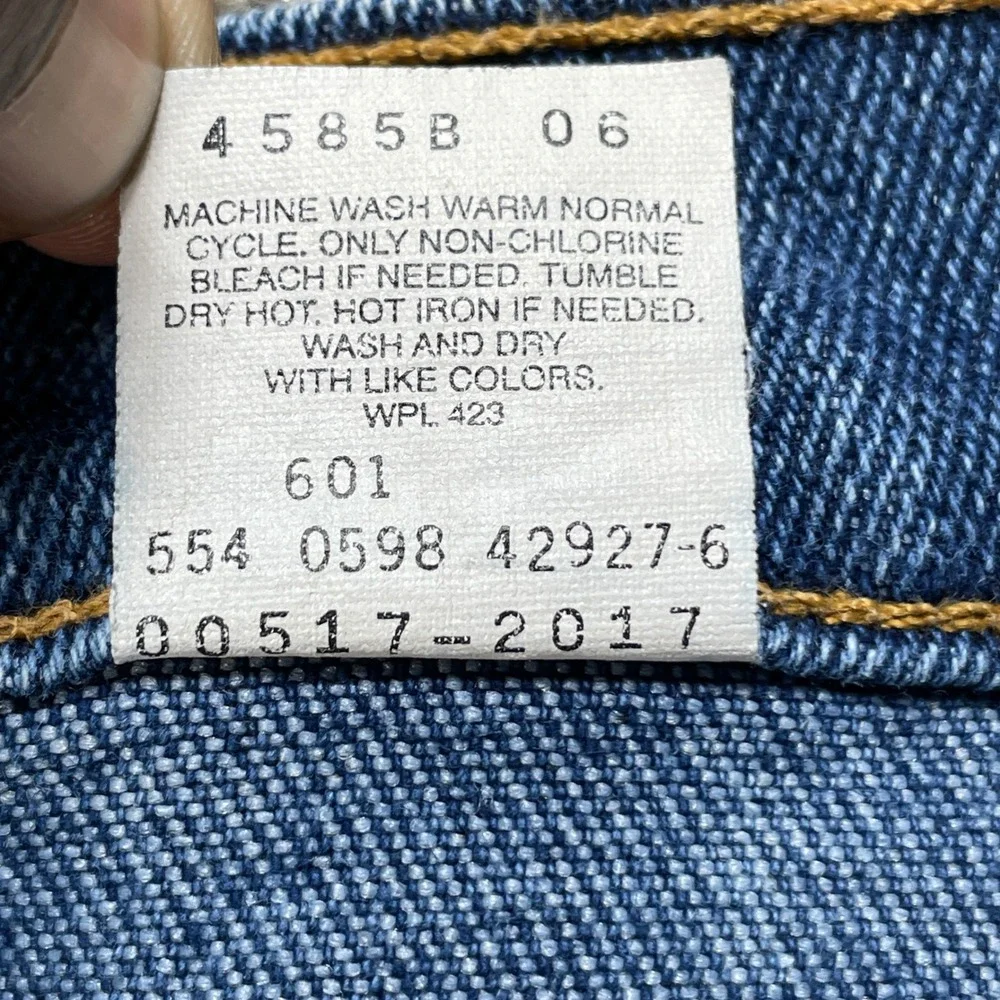 Vintage Levis 517 Orange Tab Men's 34x31 USA Made Bootcut Blue 00517-2017